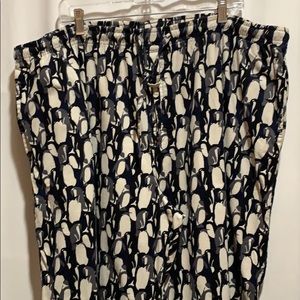 MERONA PJ PANTS 100% COTTON FLANNEL SZ XXL ELASTIC